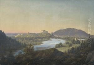 Landschaft Bei Salzburg by Franz Xaver Mandl