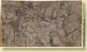 Le Repas Anime Par Des Musiciens by Jan Mandijn