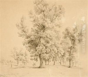 A Landscape With A Rider by Antonin Manes