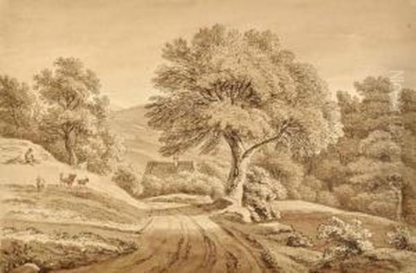 A Landscape With A Shepherd - view 1