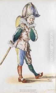 Poichinelle by Edouard Manet