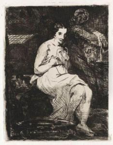 La Toilette by Edouard Manet