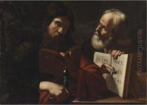 St. Peter And St. Paul by Bartolomeo Manfredi