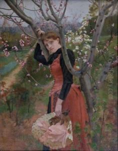 Femme A L'arbre by Marcel Mangin