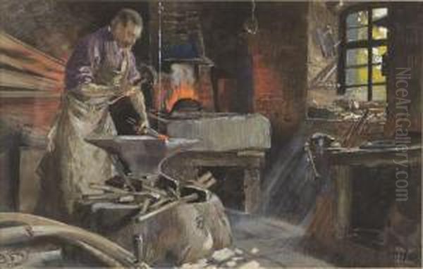 Blacksmith At Work - view 1