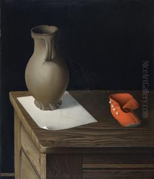 Stilleben Mit Vase Und Schuh - view 1