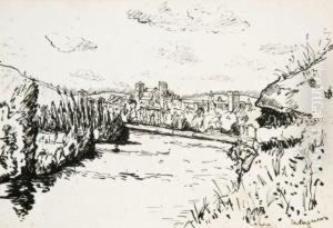Vue De Cahors by Henri Charles Manguin