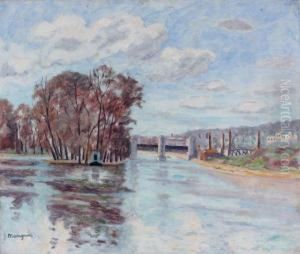 Le Barrage De Suresnes by Henri Charles Manguin
