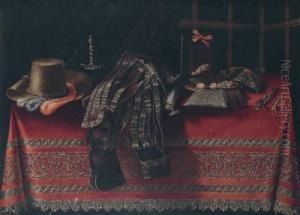 A Still Life With Items Of Clothing