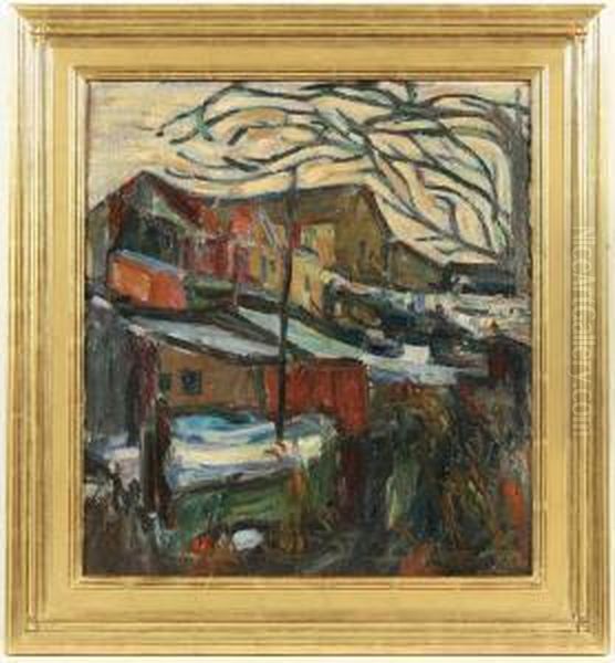 Winter, Backyard - view 1
