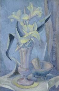 Flowers In A Vase by Edward Middleton Manigault