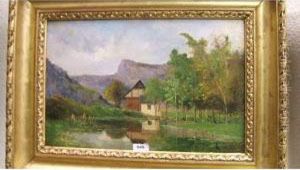 Bord De L'etang by Frederic Marius Maniquet
