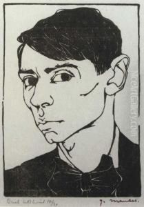 Zelfportret, Driekwart Naar Links by Jan Mankes