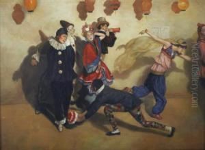 Study For Mardi Gras by Harrington Mann