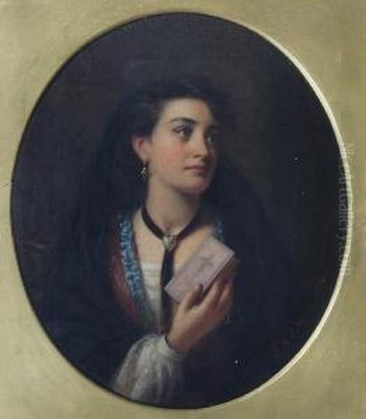 Portrait Of A Girl In Contemplation - view 1
