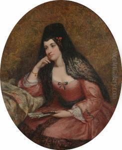 A Spanish Lady by Joshua Hargrave Sams Mann