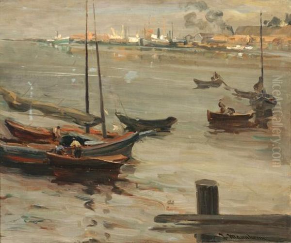 Fishingboats In A Harbor - view 1
