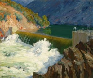 At The Dam by Jean Mannheim