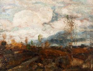 Untitled (landscape) by Gusztav Mannheimer