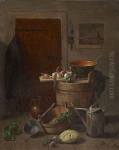 Kuchenstillleben by Josef Mansfeld