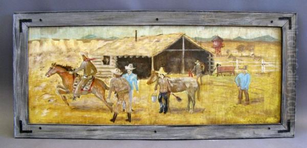 Cowboy Painting - view 1