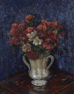 Still Life Of Flowers by James Bolivar Manson