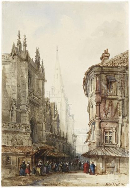 Vue D'une Rue Animee - view 1