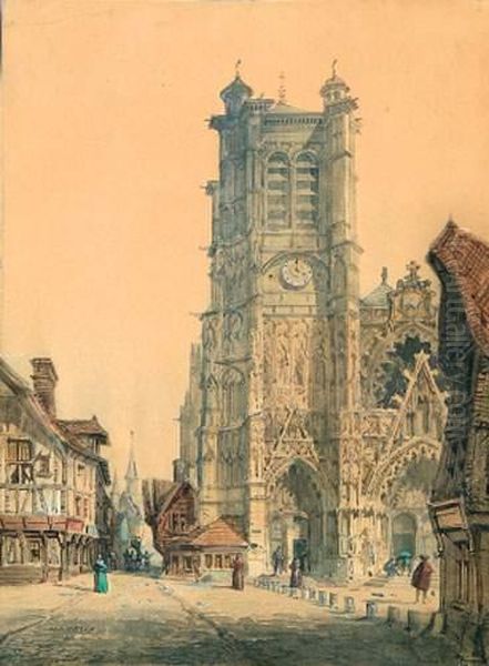 Tour Nord Du Portail De La Cathedrale De Sens - view 1
