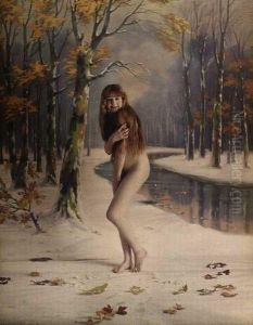Ohne Titel (akt) by Louis Amedee Mante