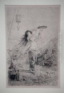 Odalisca by Giocomo Mantegazza