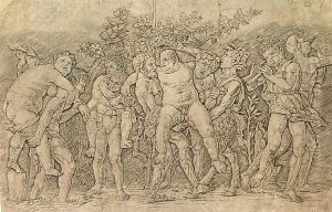 Bacchanal With Silenus by Andrea Mantegna