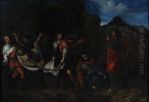 La Mise Au Tombeau by Andrea Mantegna