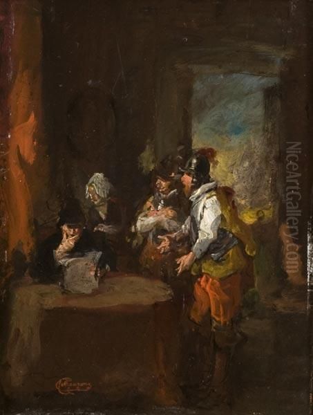 Soldati Con Lettera In Interno - view 1