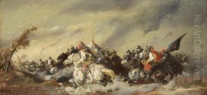 Escenas De Batallas by Ignazio Manzoni