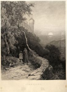 Cestou K Hradu V Noci by Julius Eduard Marak