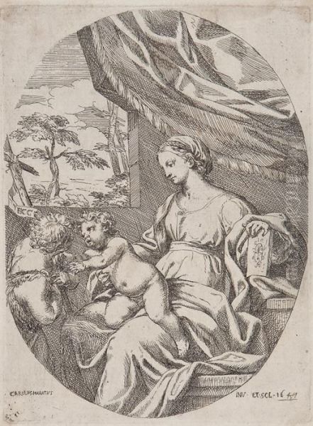 The Virgin And Child With The Infant St John Baptist - view 1