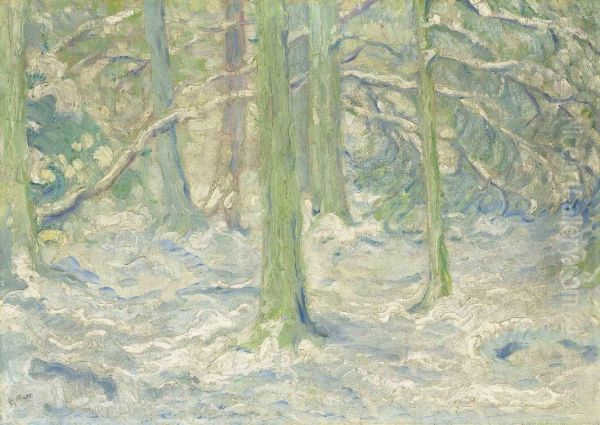 Verschneiter Wald - view 1