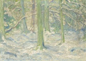 Verschneiter Wald by Franz Marc