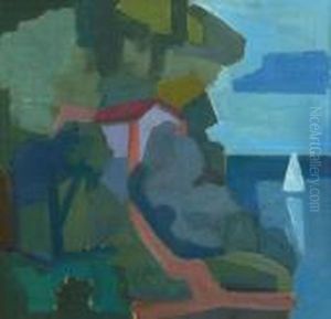 Paysage Au Voilier by Jules Oury, Dit Marcel-Lenoir