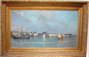 Port D' Anvers by Alexandre Marcette