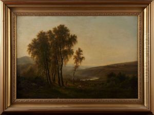 Landskap Med Dalgang by Henri Marcette