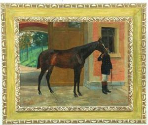 Racing Horse by Rubi March