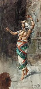 Bailarina Oriental by Vicente March y Marco