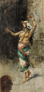 The Harem Dancer by Vicente March y Marco