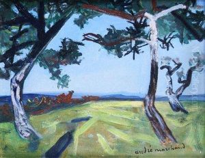 Arbres Au Printemps En Provence by Andre Marchand