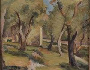 Landscape by Jean Hippolyte Marchand