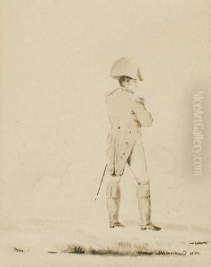 Portrait Of Napoleon Bonaparte by Louis Joseph Narcisse Marchand