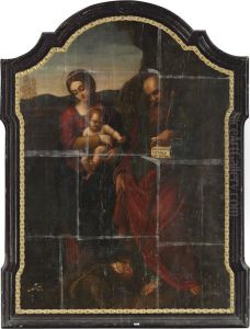 The Madonna And Child With Saint Paul by Girolamo Marchesi da Cotignola