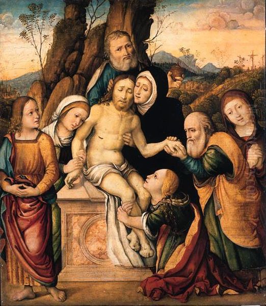 La Pieta Con Le Tre Marie, Sant'anna, Nicodemo, Giuseppe D'arimateae Giovanni Evangelista - view 1