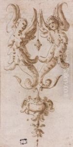 Etude D'ornement Plume by Marco Marchetti, Called Marco Da Faenza